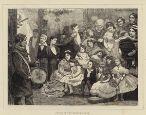 Punch in the Drawing Room (gravering) av English School