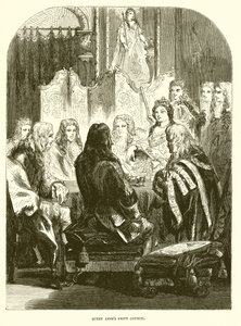 Queen Annes Privy Council av English School