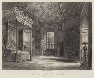 Queen Marys rom, Holyrood Palace (gravering) av English School