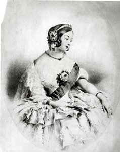 Dronning Victoria (1819-1901) av English School