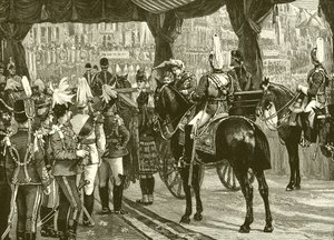 Dronning Victoria, Jubilee, Westminster Abbey, trener, hester av English School
