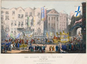 Dronning Victorias første besøk i City of London, 9. november 1837 av English School