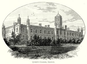 Queen#39;s College, Galway (gravering) av English School
