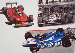 Racing biler av English School