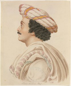 Raja Ram Mohan Roy (akvarell på papir) av English School