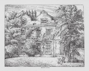 Raleigh House (litografi) av English School