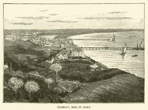 Ramsay, Isle of Man (gravering) av English School