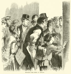 Leser nyhetene i Berlin, november 1870 av English School