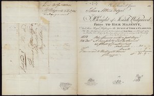 Quittung ausgestellt von Josiah Wedgwood von English School