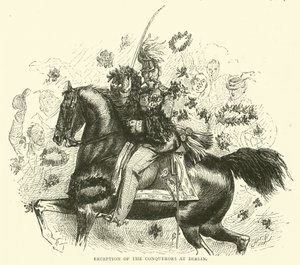 Mottak av erobrerne i Berlin, april 1871 av English School