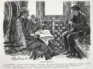 Gjensidig, illustrasjon fra Punch av English School