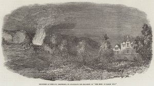 Fryder seg over Henllys, Beaumaris, for å feire flertallet av "The Heir of Baron Hill" (gravering) av English School