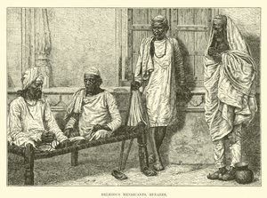 Religiøse bønnere, Benares