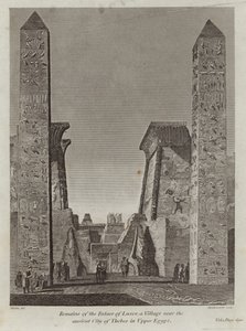 Rester av Palace of Luxor av English School