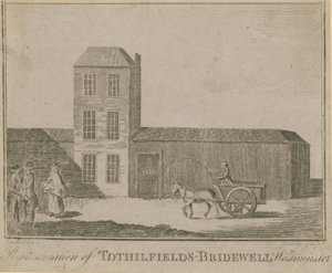 Representasjon av Tothill Fields Bridewell av English School