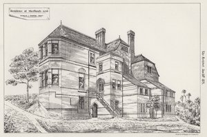 Bosted i Shortlands, Kent (gravering) av English School