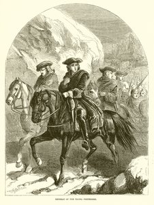 Retreat of the Young Pretender av English School