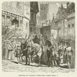 Return of Catholic Prelates under Mary I av English School