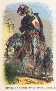 Retur av Robert Bruce etter et nederlag av English School