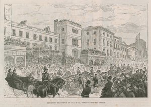 Returprosesjon i Pall Mall av English School