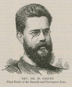 Pastor Dr M Gaster, overrabbiner for de spanske og portugisiske jødene av English School