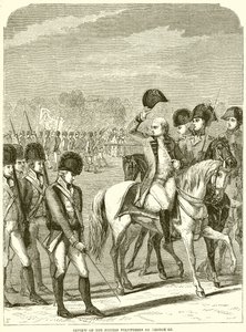 Anmeldelse av de britiske frivillige av George III av English School