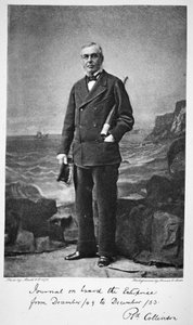 Richard Collinson - ekspedisjonsleder på HMS Enterprise, 1876 (fotogravyr) av English School