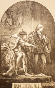 Richard III, 1890 (litho) av English School