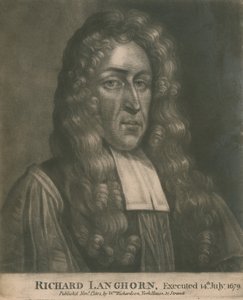 Richard Langhorn, henrettet 14. juli 1679 av English School