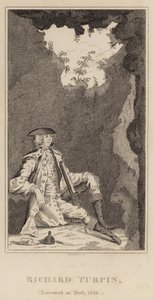 Richard Turpin, henrettet i York, 1739 av English School