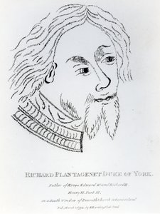Richard av York, tredje hertug av York, utgitt i 1792 (gravering) av English School