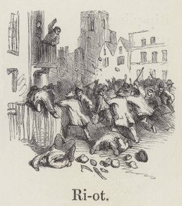 Aufruhr (Gravur) von English School