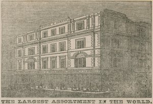 Rippon og Burtons lager, 39 Oxford Street av English School