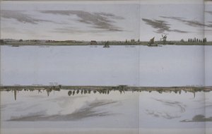 River Thames Panorama, ca. 1829 (akvatint) av English School
