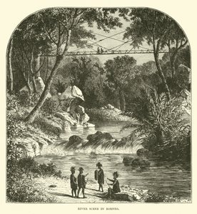 Elvescene på Borneo av English School
