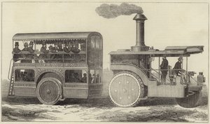 Road steamer og omnibus for den indiske regjeringen av English School