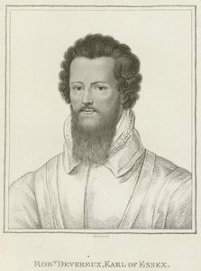 Robert Devereux, jarl av Essex (gravering) av English School