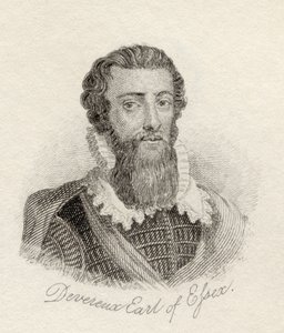 Robert Devereux, fra 'Crabb's Historical Dictionary', utgitt 1825 av English School