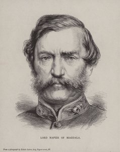 Robert Napier, 1. baron Napier av Magdala, britisk general av English School