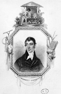 Robert Owen (1771–1858) av English School