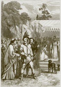 Robin Hood og dronning Katherine av English School