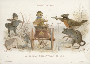 Robin#39; the Mail (kromolitho) av English School