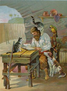 Robinson Crusoe hjemme på slottet av English School