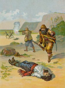 Robinson Crusoe løslater fangen av English School