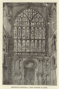 Rochester Cathedral, vestvindu i skipet av English School