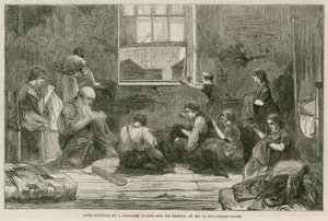 Rom okkupert av en militær skredder og hans familie, på nr. 10 Hollybush-Place av English School