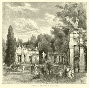 Rotunda of Hercules på Isola Bella av English School