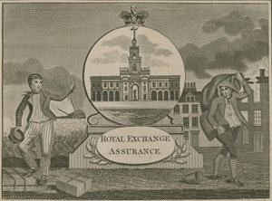 Royal Exchange Assurance, London av English School