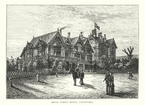 Royal Forest Hotel, Chingford (gravering) av English School
