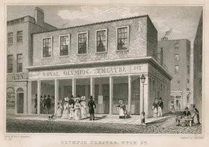 Royal Olympic Theatre, Wych Street, London av English School